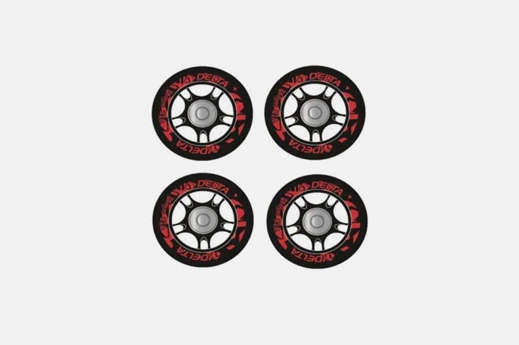 Delta Silikon Paten Tekerleği Seti - 72 MM