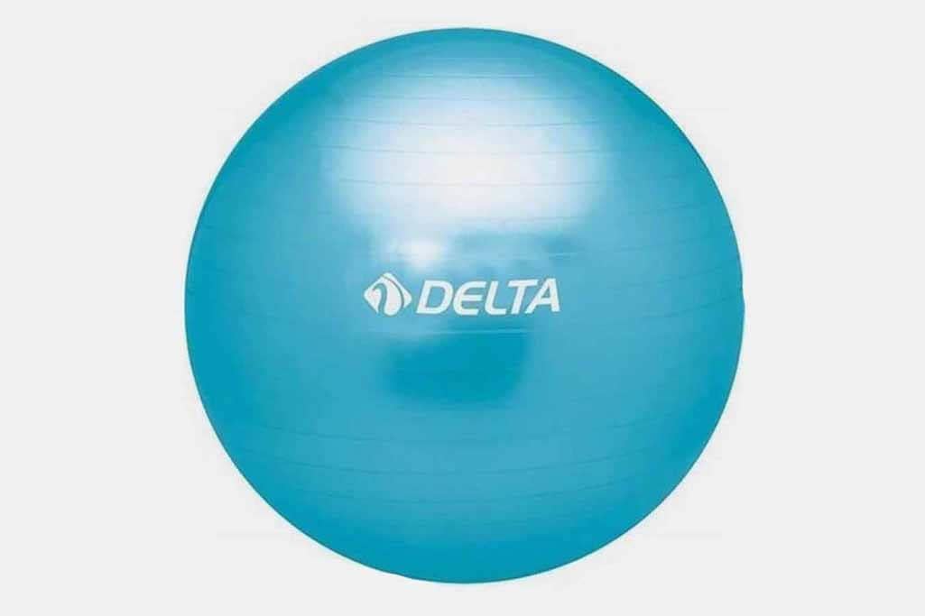 Delta Pilates Topu 65 cm Mavi - Esneklik ve Denge İçin Ideal Egzersiz Topu