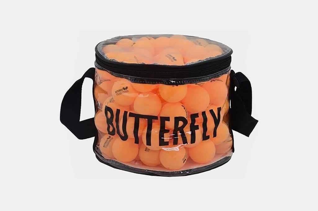 "Butterfly Training Balls - 100'lü Çanta Turuncu Renk Pinpon Topları ile Profesyonel Antrenman"