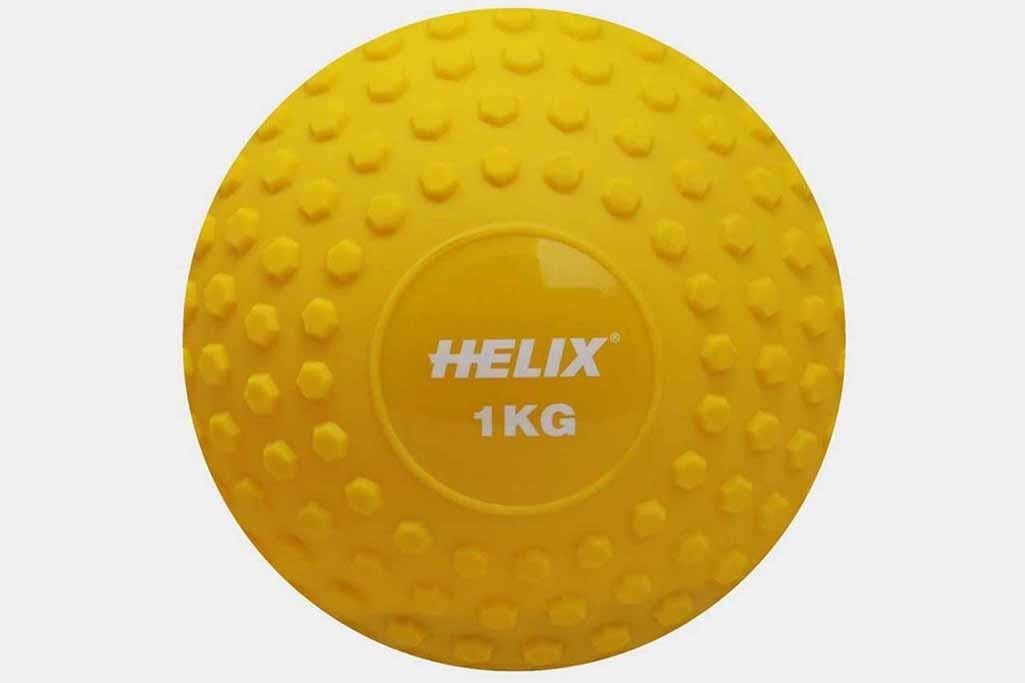 Yüksek Kaliteli Malzeme, Rahat ve Etkili Egzersiz: Helix 1 Kg Zıplamayan Sağlık Topu