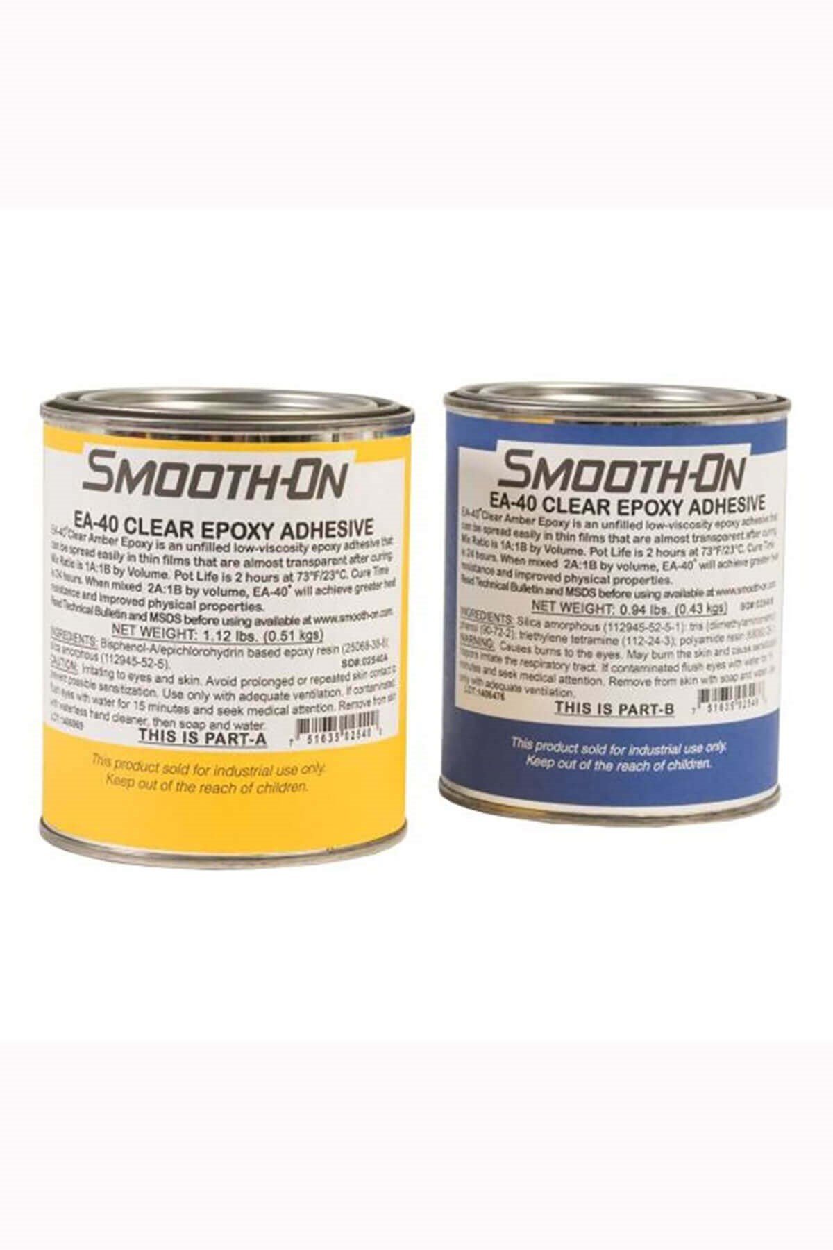 252974SMOOTH-ONOkçulukSmooth-On Epoxy Ea40 Adhesive 1,9Kg