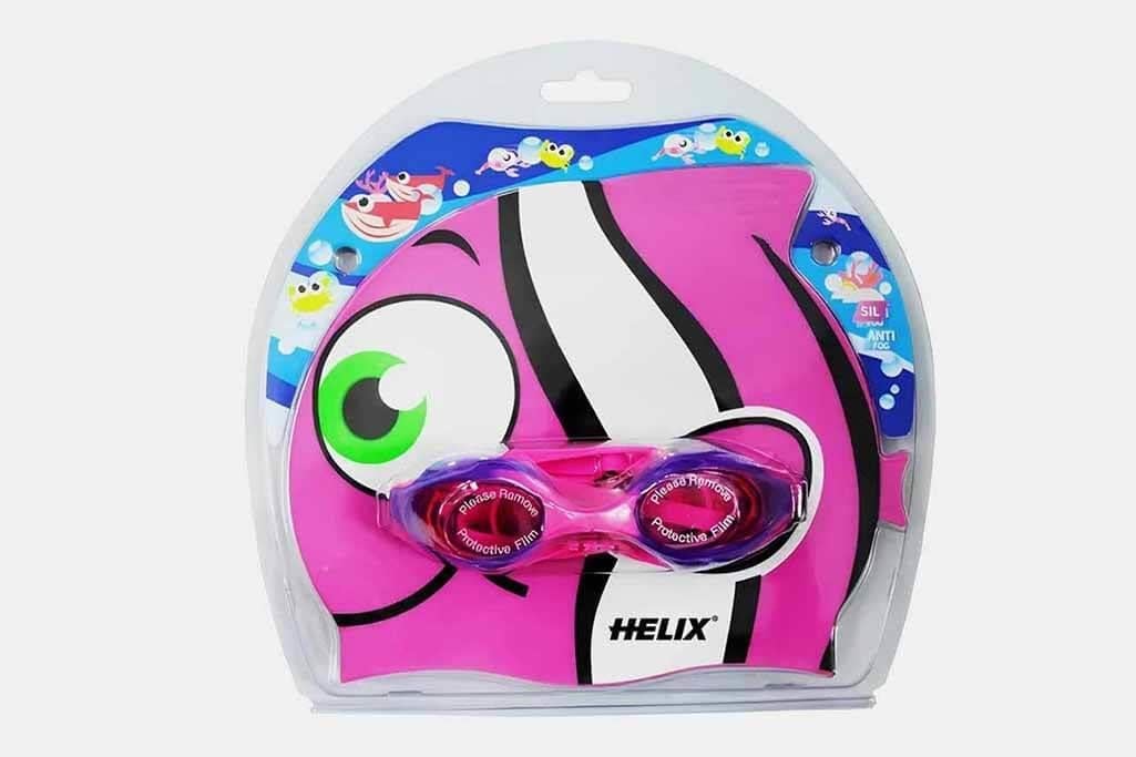 Helix KBS400 Çocuk Yüzücü Gözlüğü ve Bone Seti