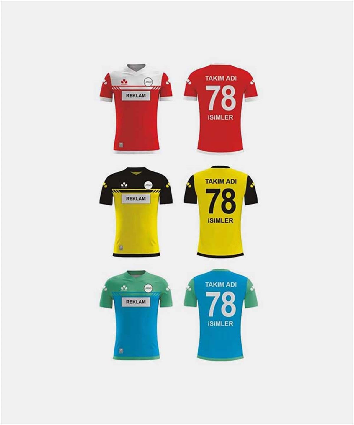 ZFD030ZerooDijital Futbol Form.Zeroo ZFD030 Dijital Futbol Forma Takımı