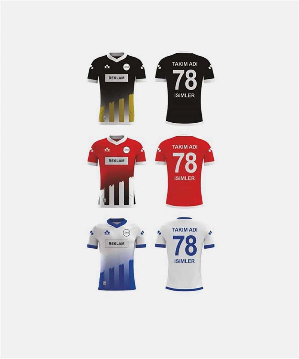 ZFD043ZerooDijital Futbol Form.Zeroo ZFD043 Dijital Futbol Forma Takımı