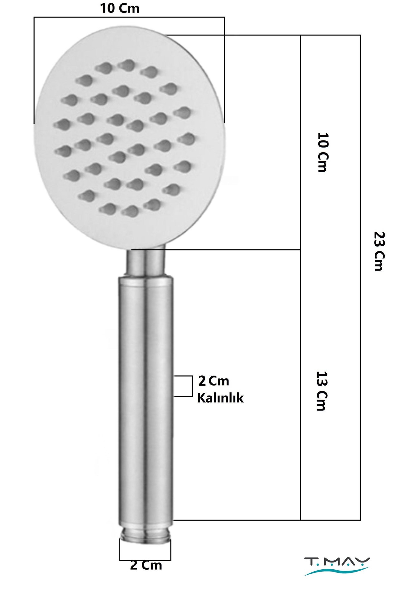 ECA Delta Banyo Bataryası + T-MAY Sardes Mat İnox Oval Borulu Hareketli Sürgülü Duş Seti Üst Takımı