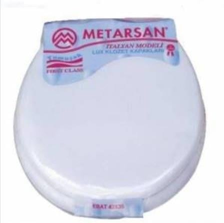 Metersan Yumuşak Süngerli Puf Klozet Kapagı (Beyaz Kapak)