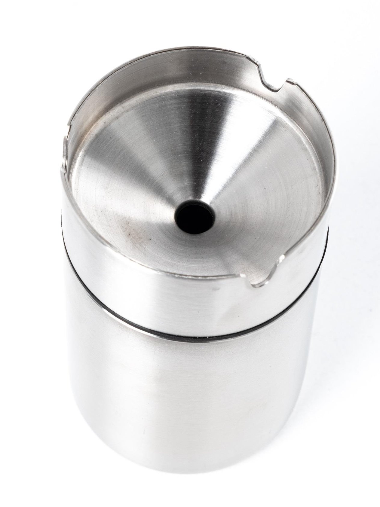 T-MAY Lüks Dekoratif Kokusuz Paslanmaz Çelik Metal Küllük 12cm