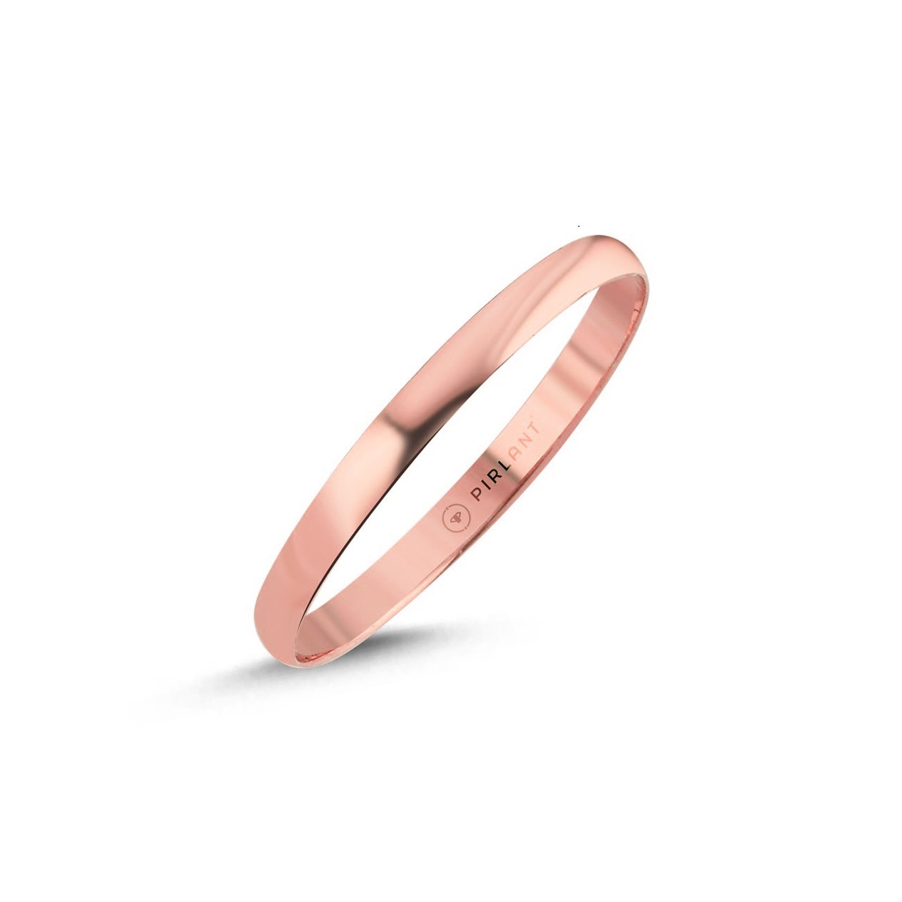 Pembe Altın Çift Alyans 2mm