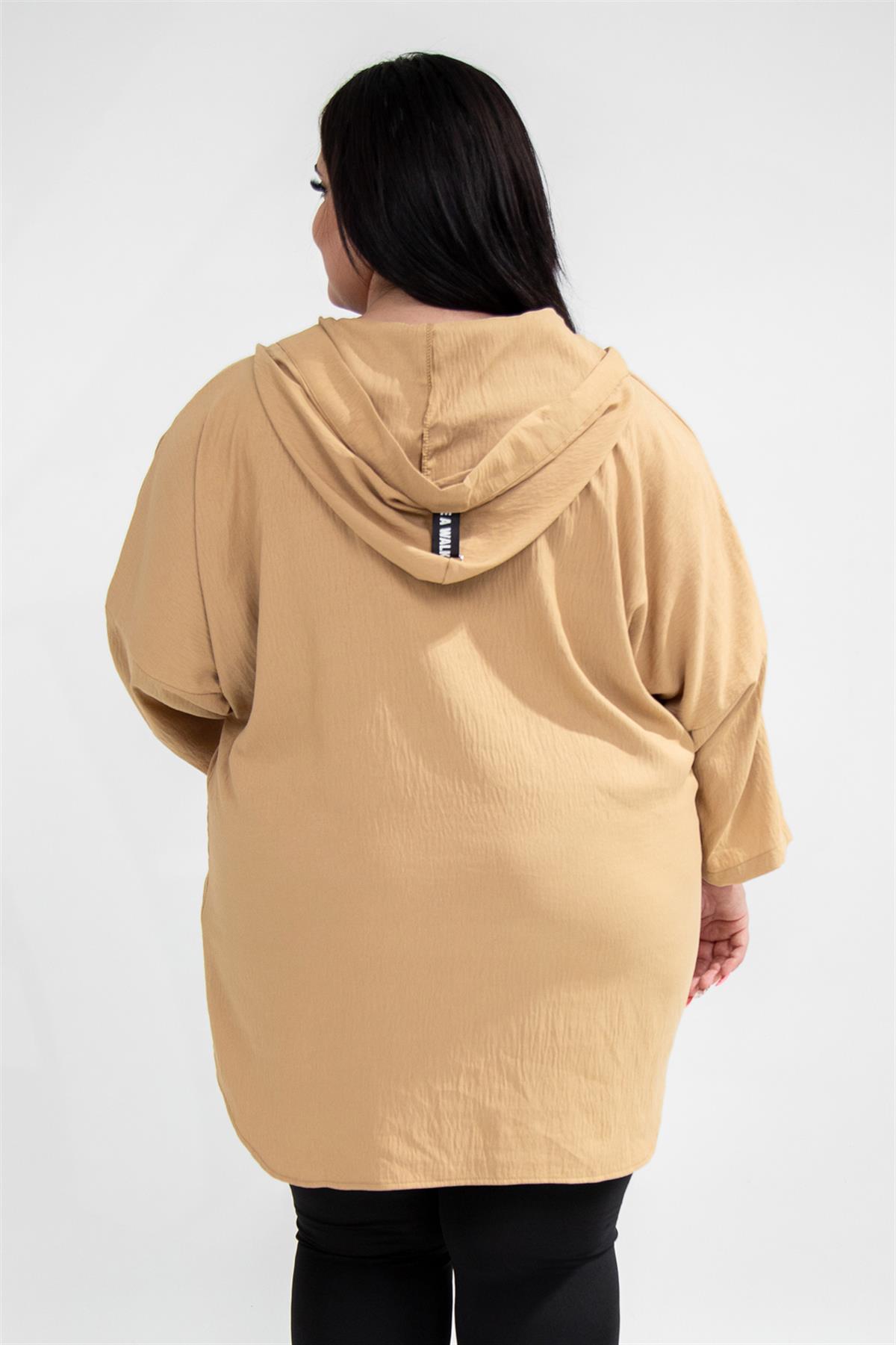 Büyük Beden 122008 Si Sweat  Camel