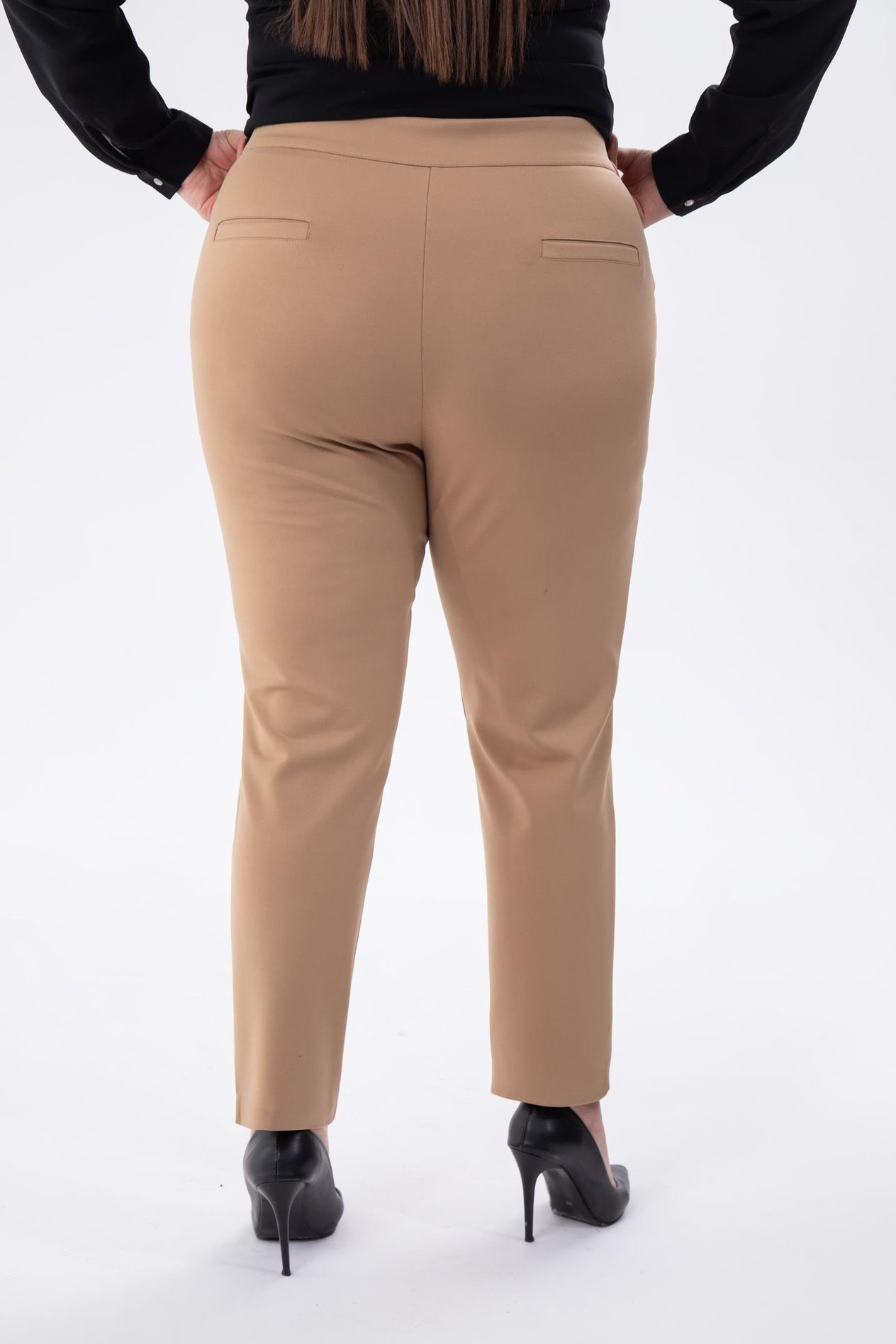 Büyük Beden 1222024 Çelikli P.R  Pantolon  Camel