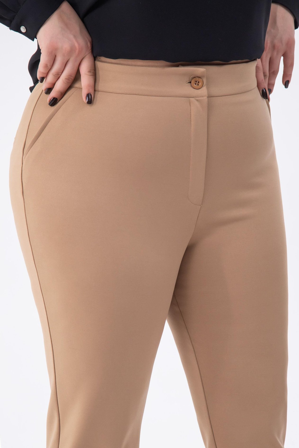 Büyük Beden 1222024 Çelikli P.R  Pantolon  Camel