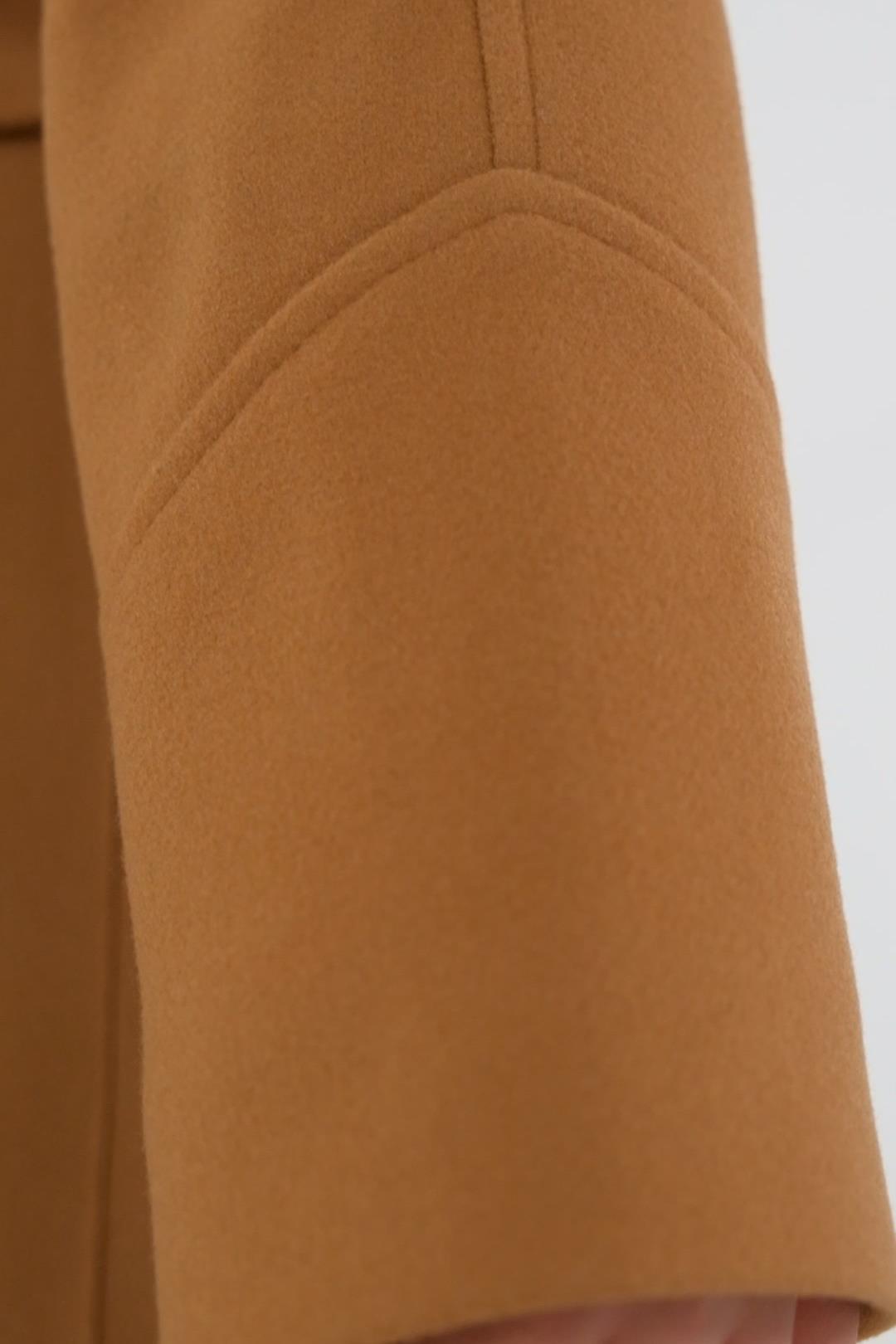 Büyük Beden 2327111 Reglan Kol Kaban  Camel