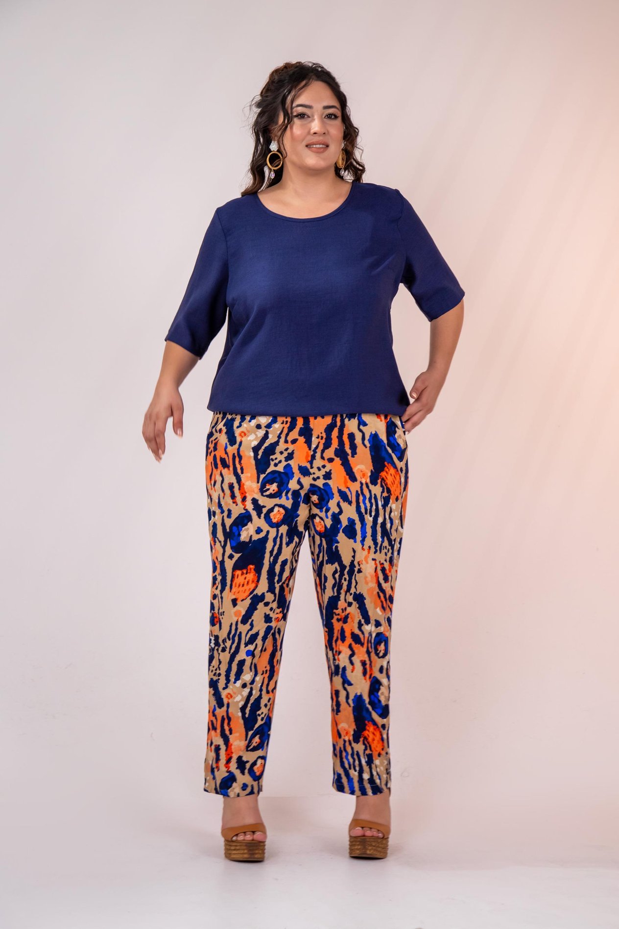 Büyük Beden 333974  Pantolon  Lacivert