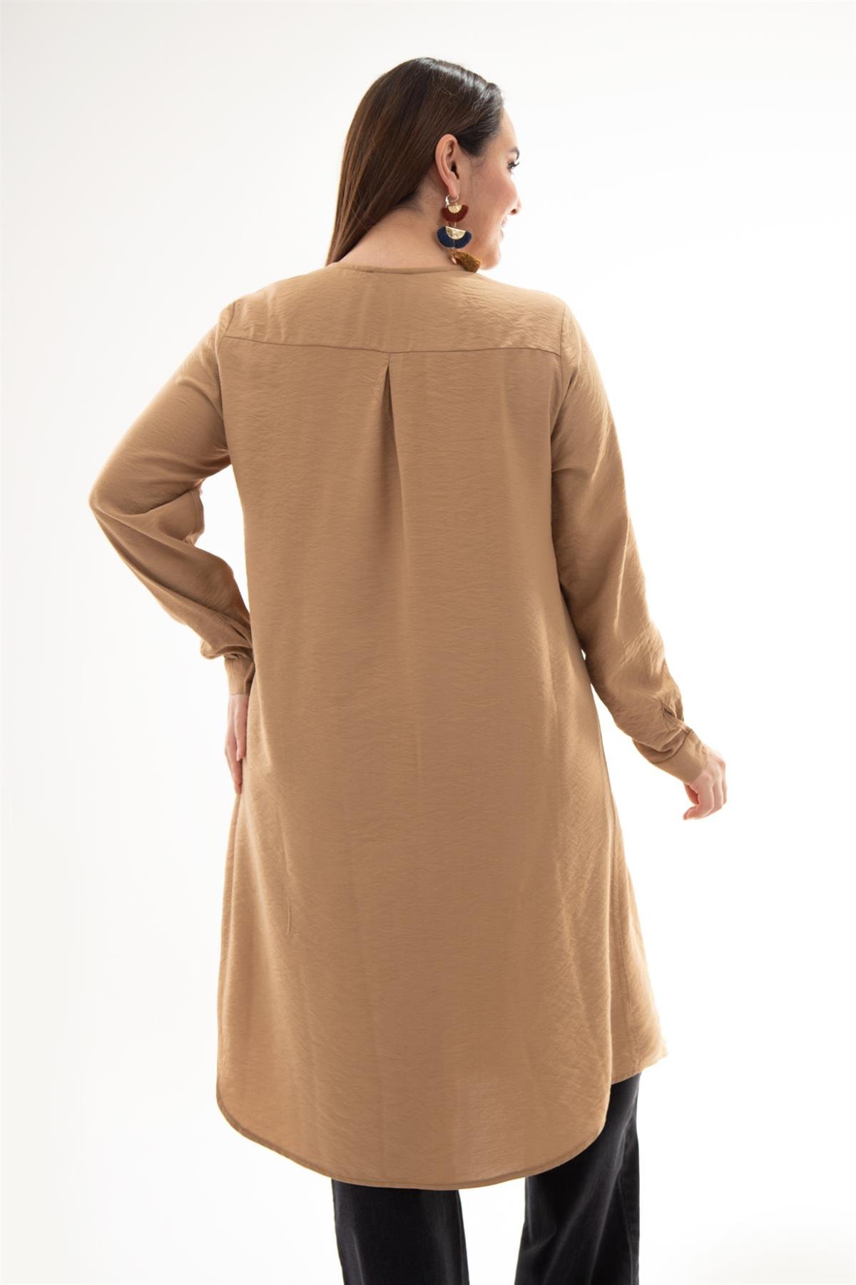 Büyük Beden Rimmy Kap Camel