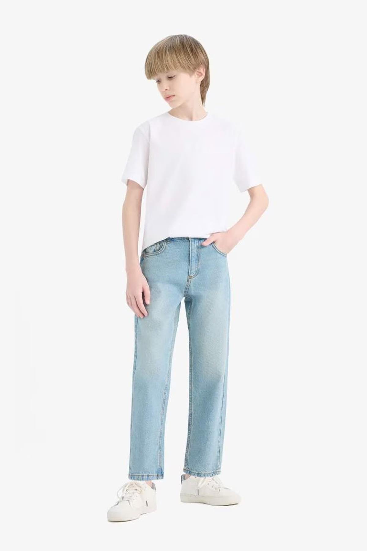 Defacto Erkek Çocuk Jean Pantolon D9012A8Tra