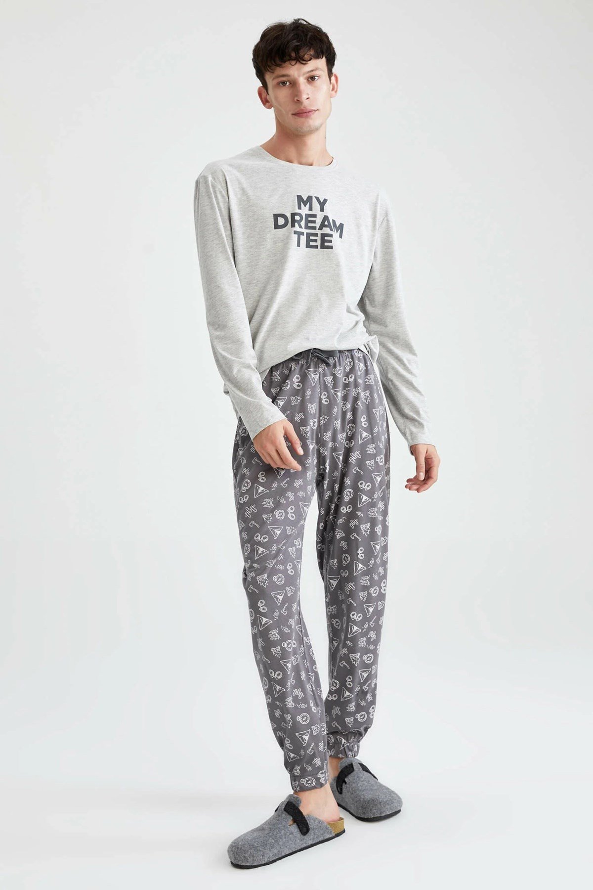Defacto Erkek Pijama Takımı V3920Aztr