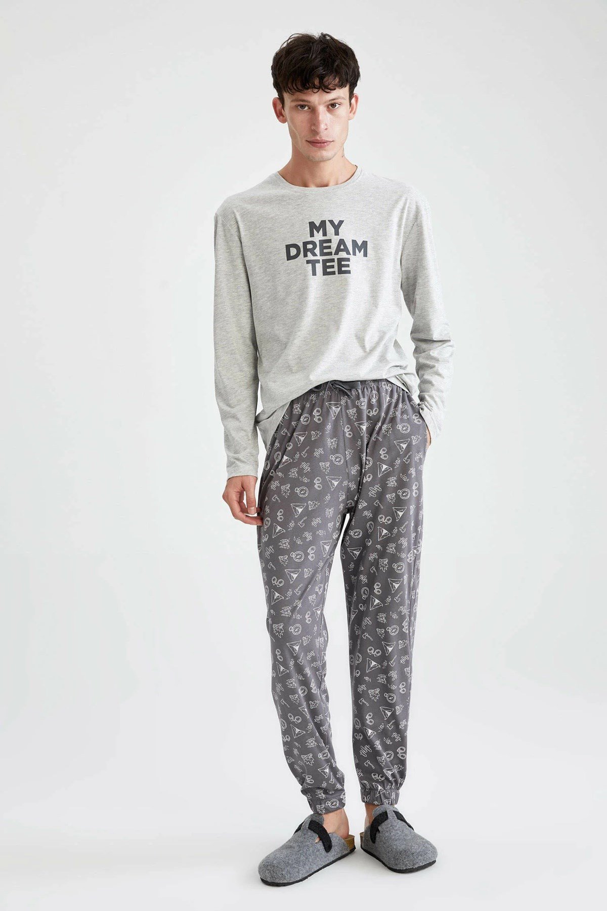 Defacto Erkek Pijama Takımı V3920Aztr