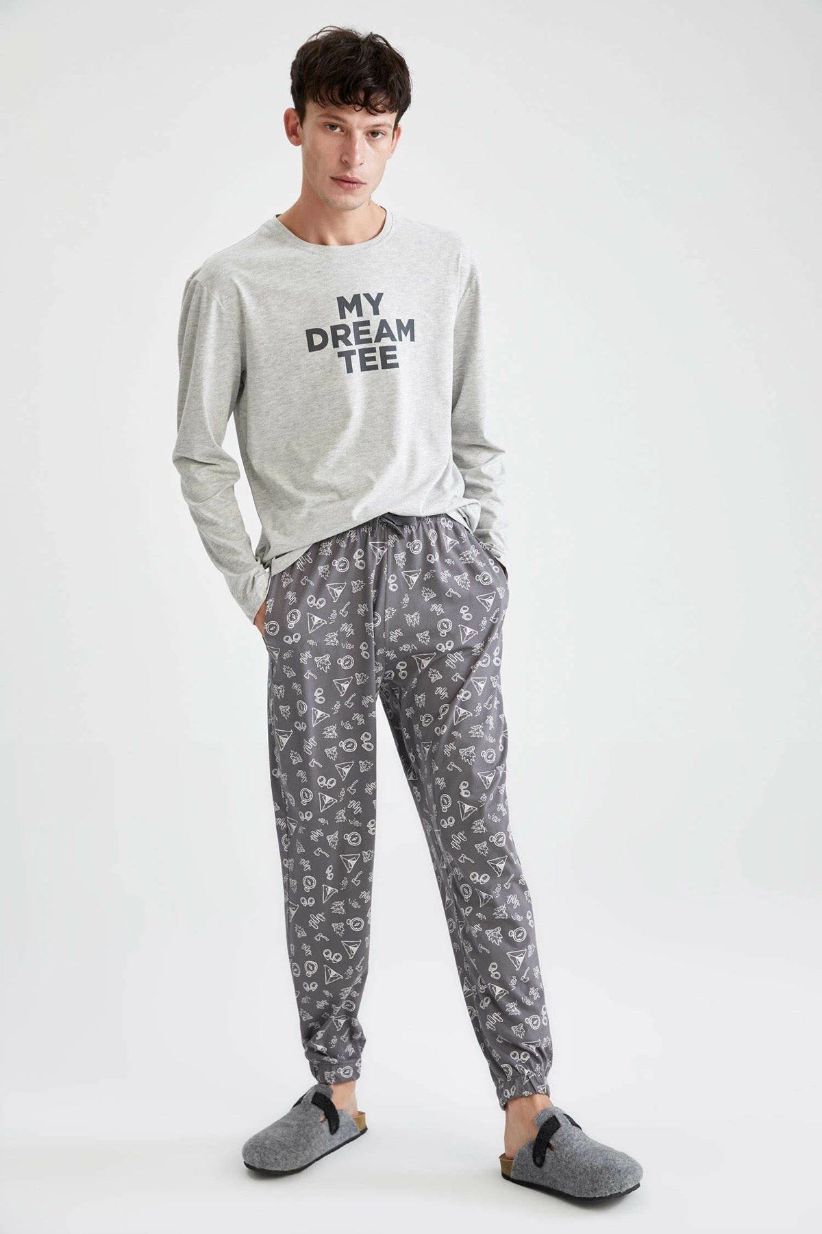 Defacto Erkek Pijama Takımı V3920Aztr