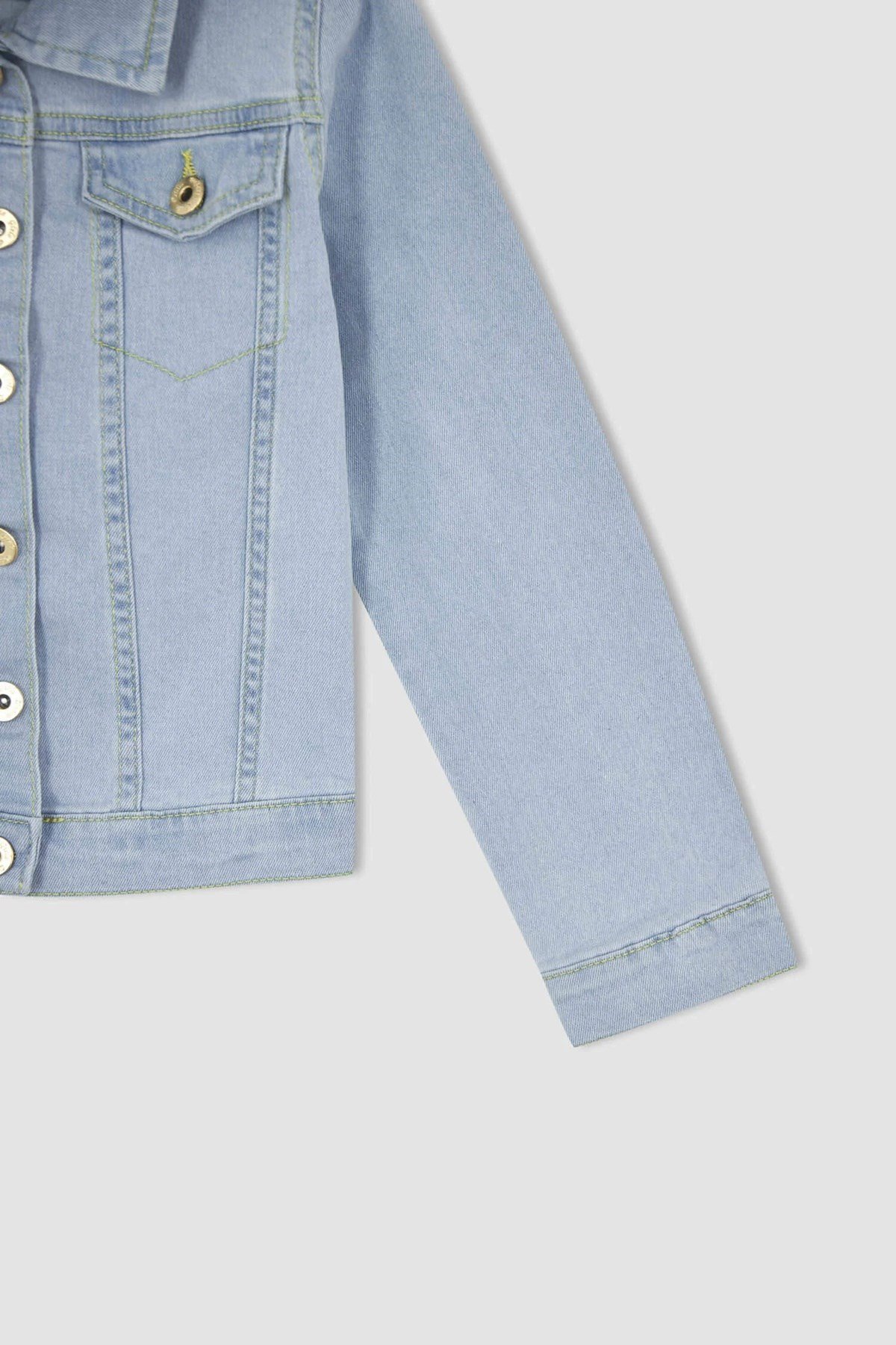 Defacto Kız Çocuk Jean Ceket T3202A6Tra