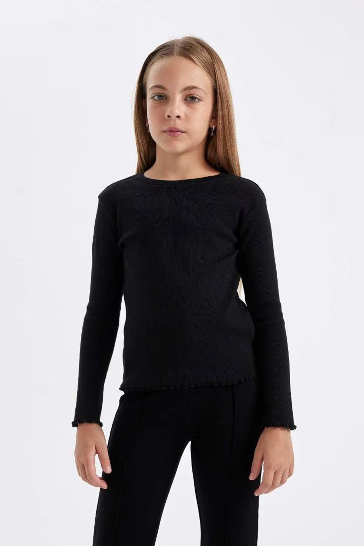Defacto Kız Çocuk Sweat B2387A8Trd