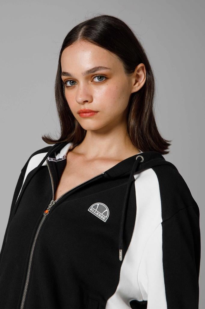 Ellesse Fermuarlı Kapüşonlu Kadın Sweat EF198-BK