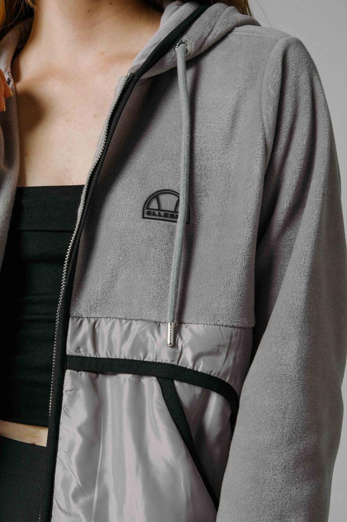Ellesse Fermuarlı Kapüşonlu Kadın Sweat EF188-GI