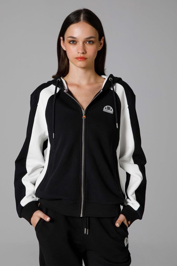 Ellesse Fermuarlı Kapüşonlu Kadın Sweat EF198-BK