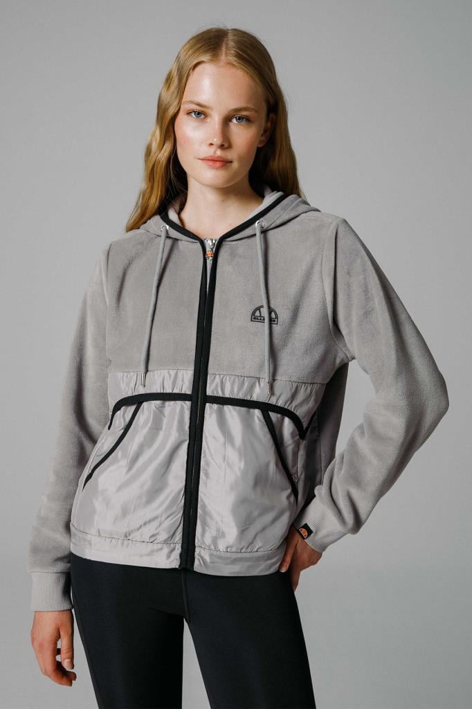 Ellesse Fermuarlı Kapüşonlu Kadın Sweat EF188-GI
