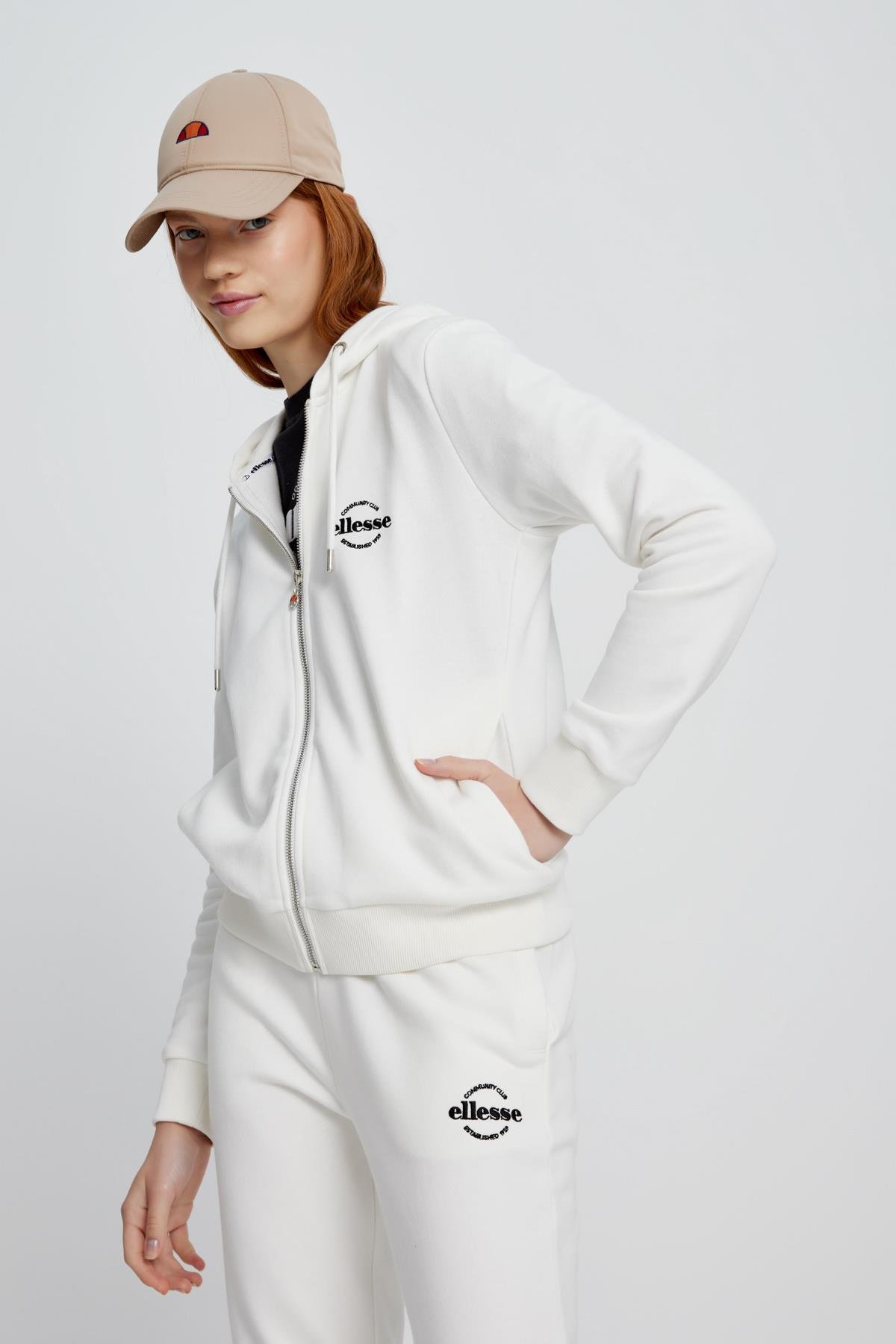 Ellesse Kadın Kapüşonlu Sweatshirt EF038-ECR