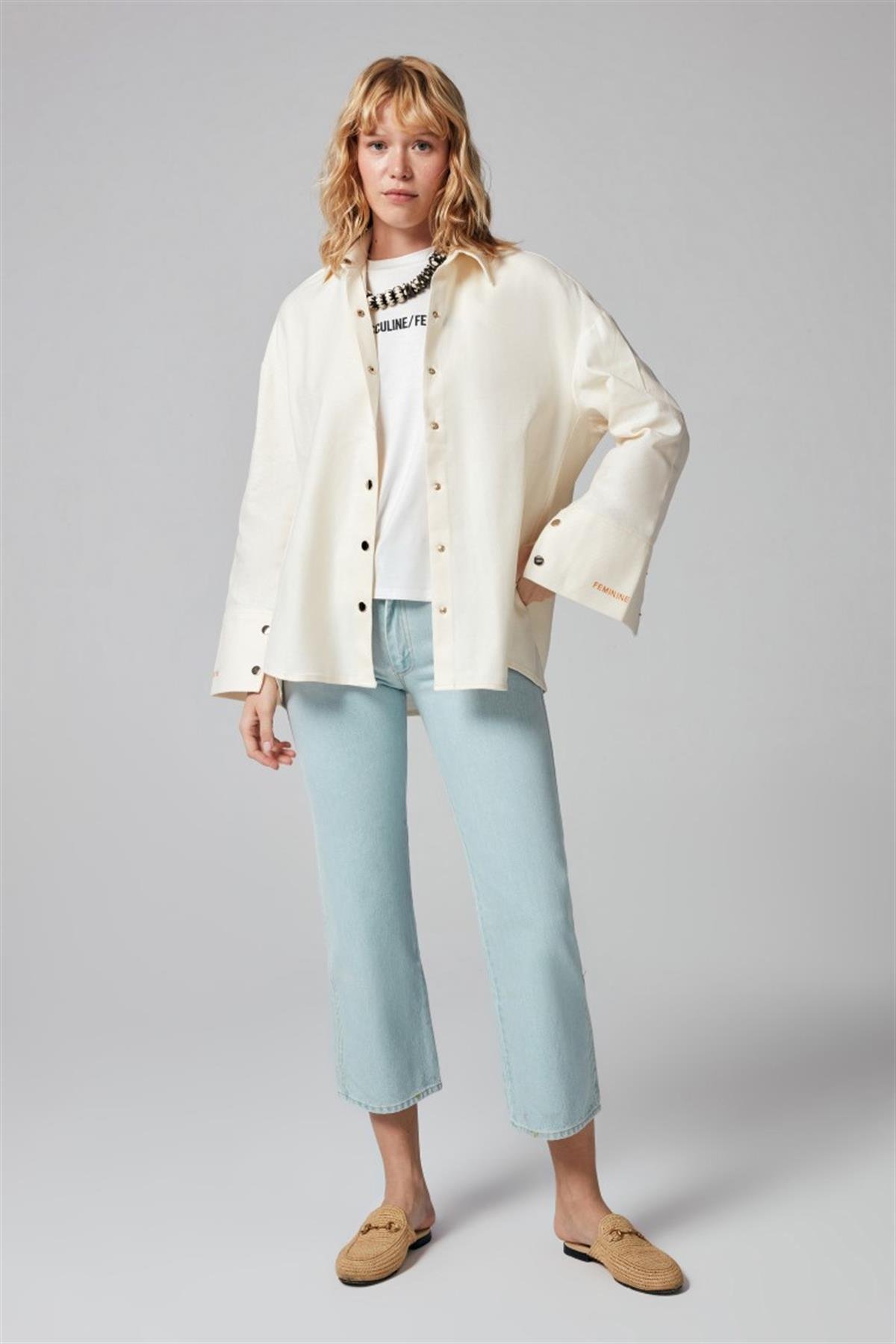 SORBE'Daily & UniformTHE ANKLE-CUT DENIM PANTS