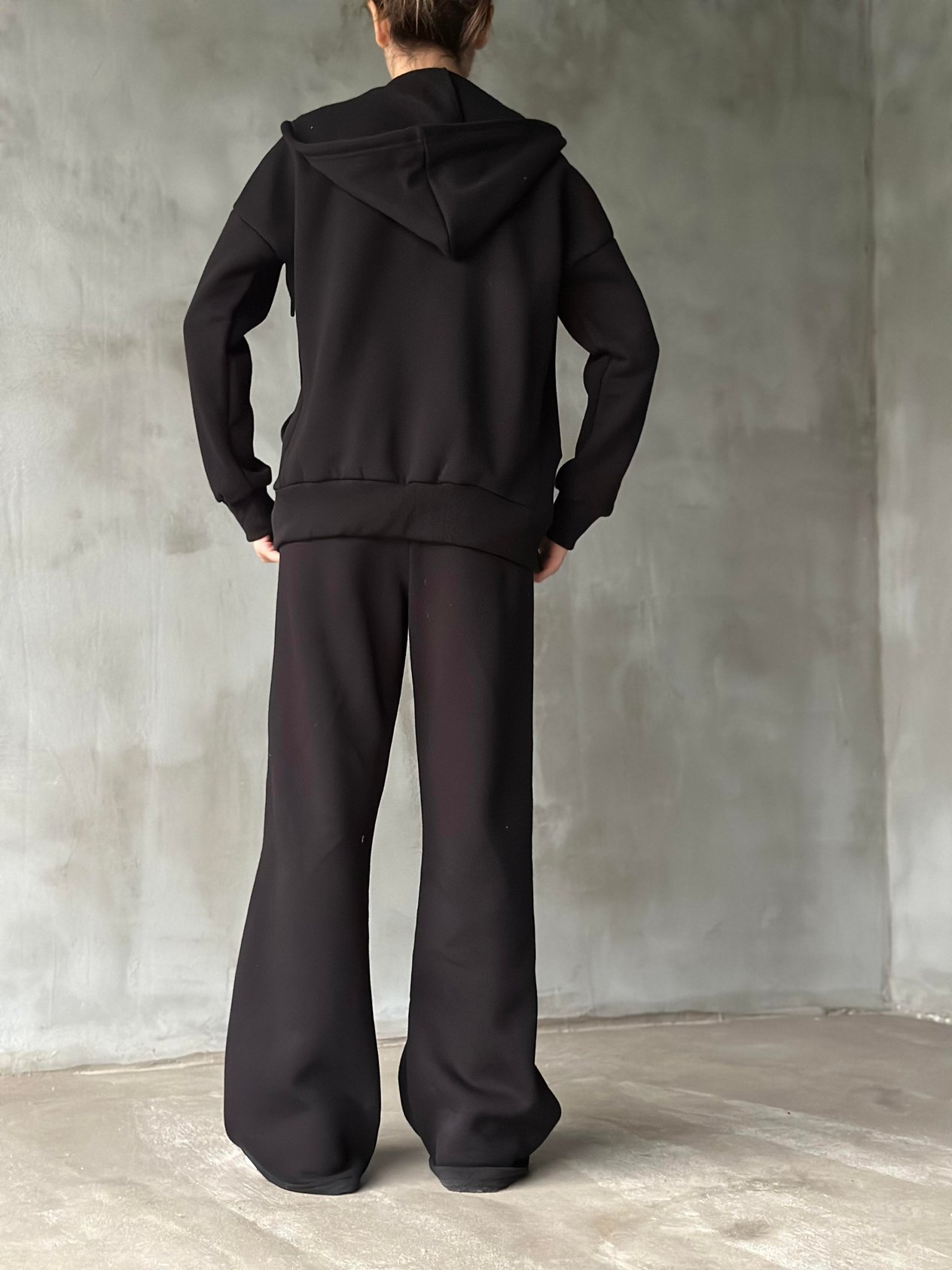 Baggy Hırkalı Takım - Siyah - Dominatrend