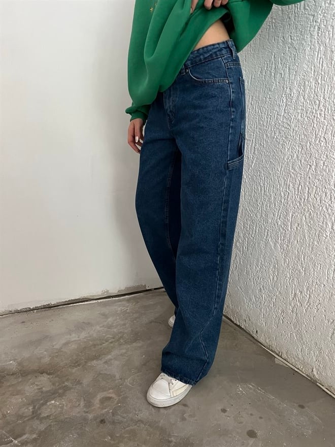 Kargo Jean Düşük Bel - Lacivert - Dominatrend