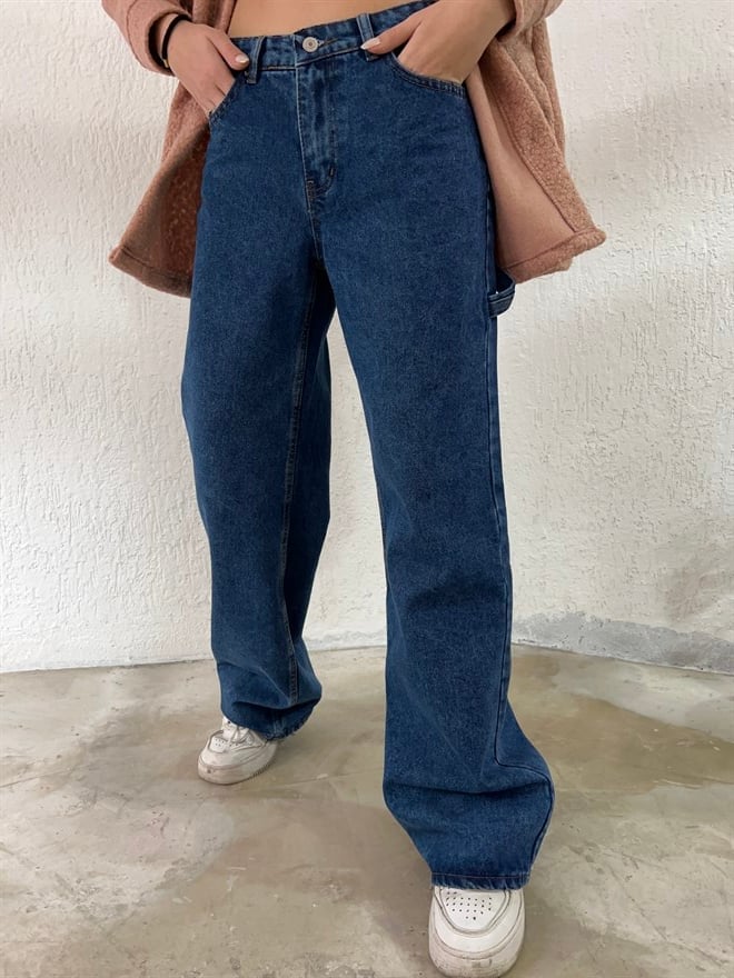 Kargo Jean Düşük Bel - Lacivert - Dominatrend