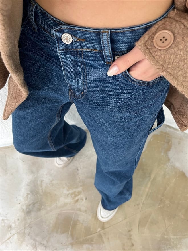 Kargo Jean Düşük Bel - Lacivert - Dominatrend