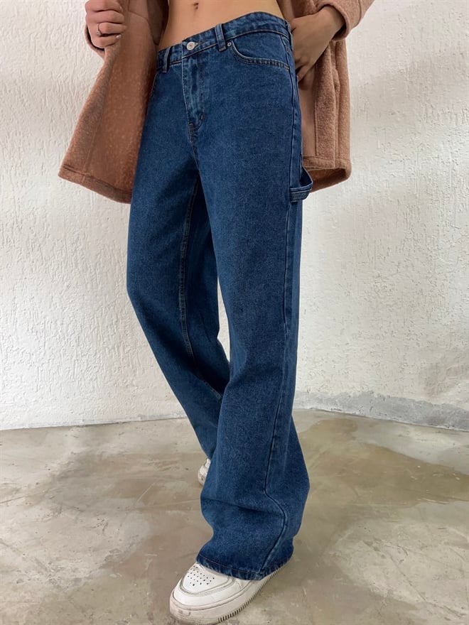 Kargo Jean Düşük Bel - Lacivert - Dominatrend