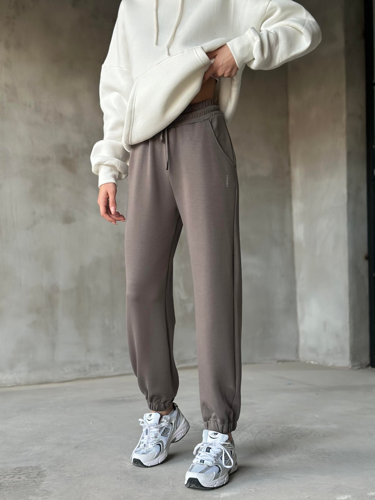 Oysh Jogger Eşofman Altı - Vizon - Dominatrend