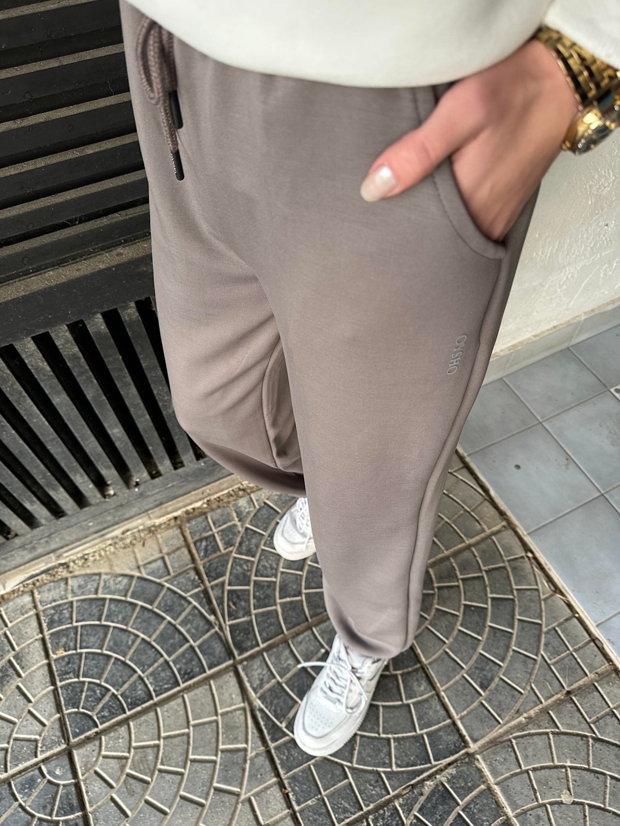 Oysho Jogger Eşofman Altı - Gri - Dominatrend