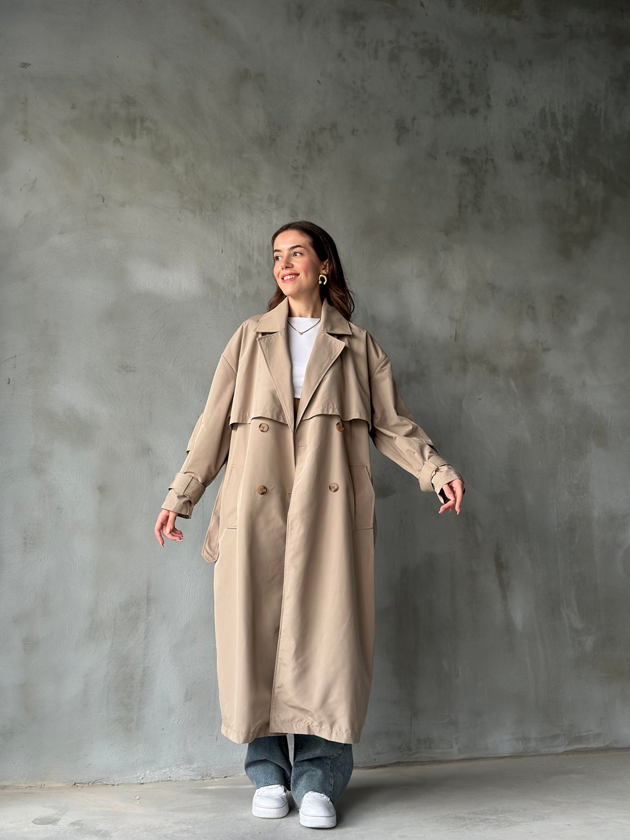 Premium Oversize Trençkot - Dominatrend