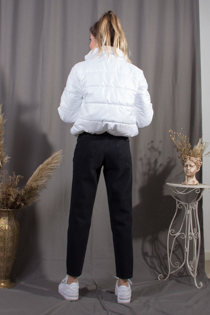 Trend Şişme Mont - Beyaz - Dominatrend