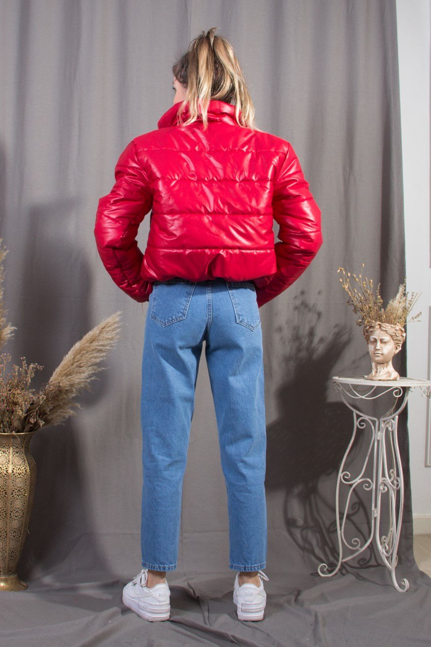 Trend Şişme Mont - Kırmızı - Dominatrend