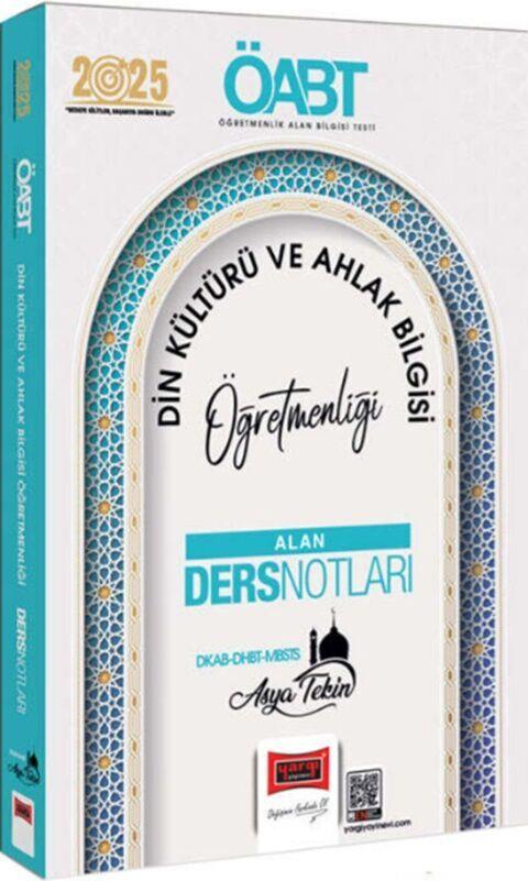 Yargı Yayınları 2025 ÖABT DKAB DHBT MBSTS Din Kültürü ve Ahlak Bilgisi Öğretmenliği Video Ders Notları