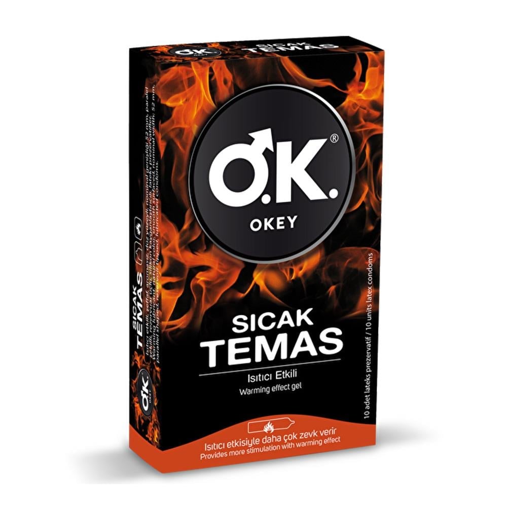 Okey Prezervatif Sıcak Temas 10'lu