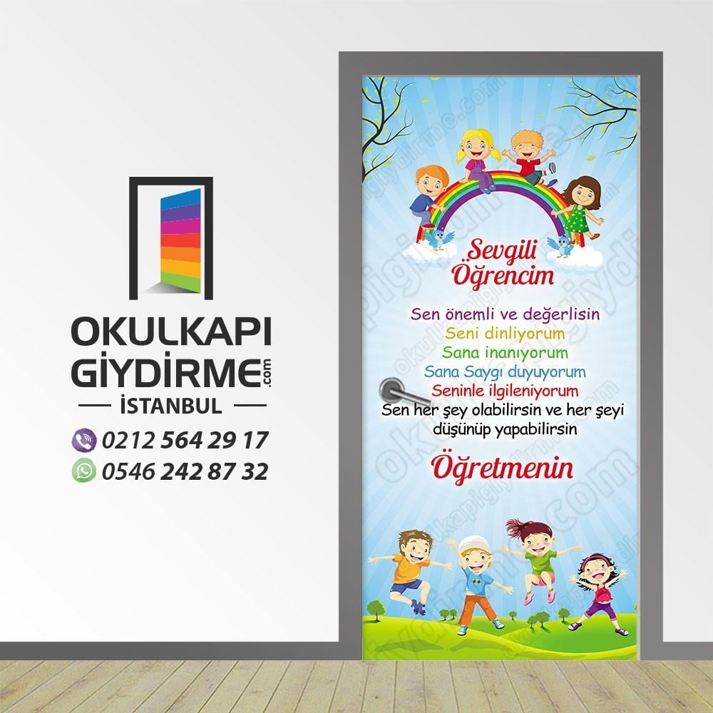 İlkokul Ortaokul Lise Kapı Giydirme  205