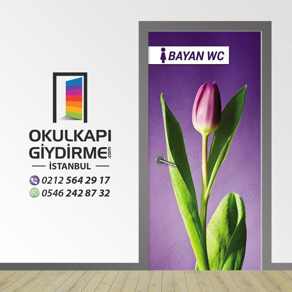 Kapı Giydirme Bay Bayan Wc KG WC 13