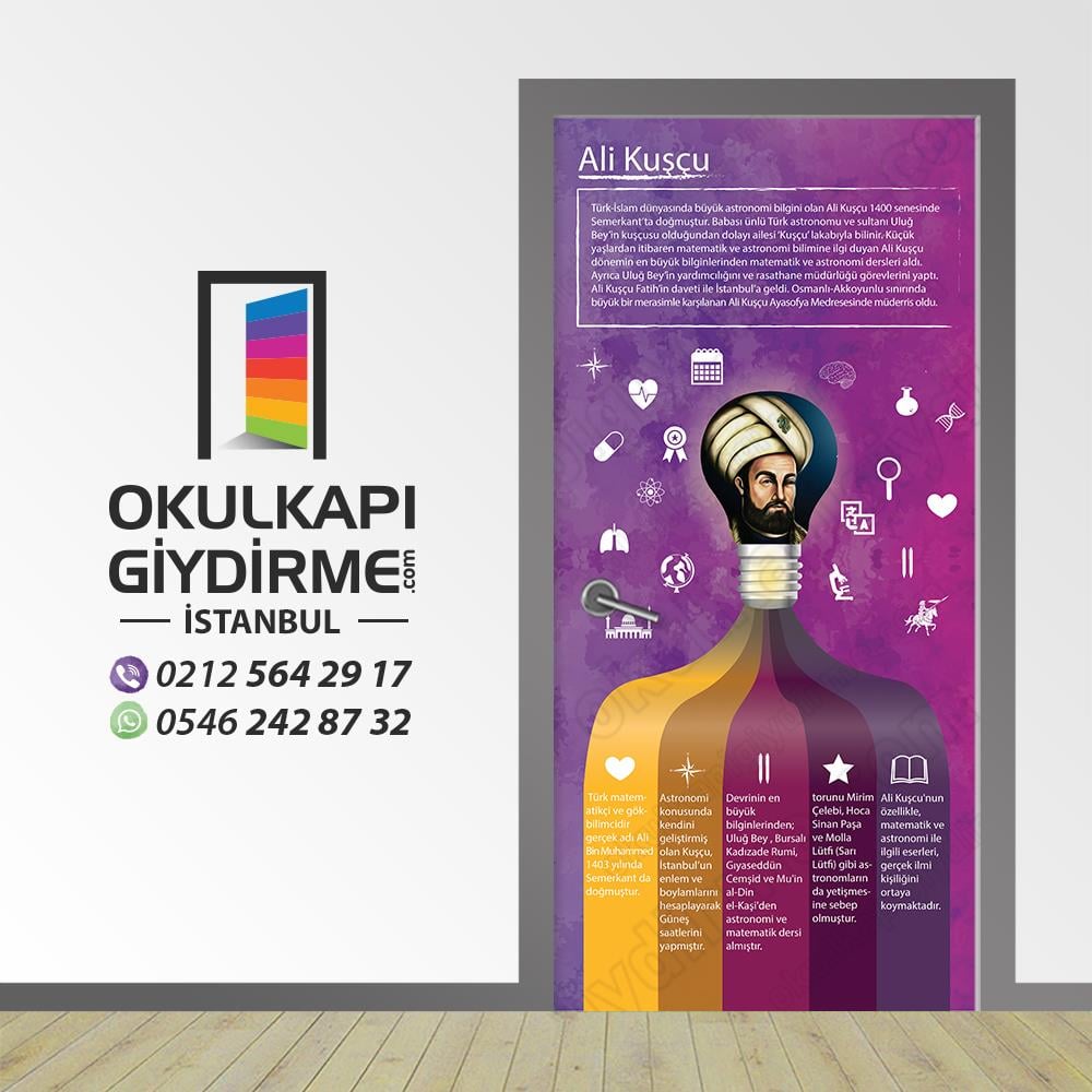 Kapı Giydirme Bilim İnsanları Ali Kuşçu KG Bİ 55