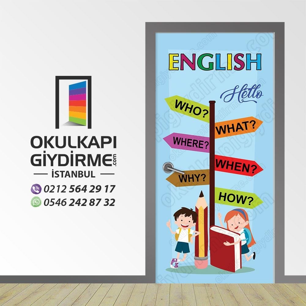 Kapı Giydirme English Classroom KG İN 69