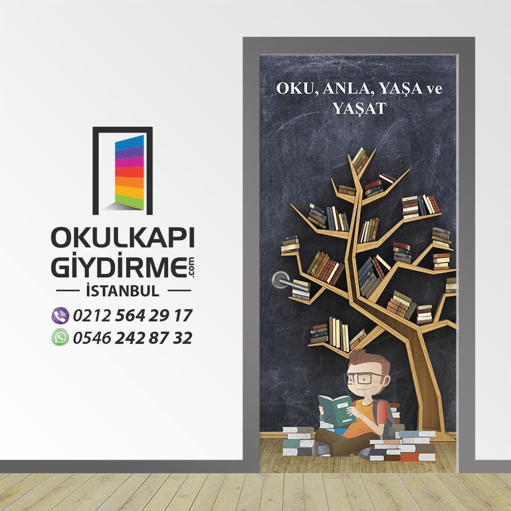 Kapı Giydirme Kütüphane KG KÜ 77
