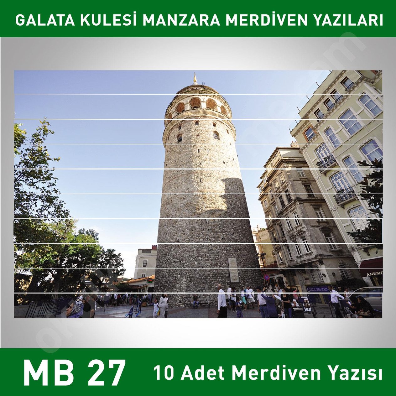 Merdiven Yazıları Manzara MB 027