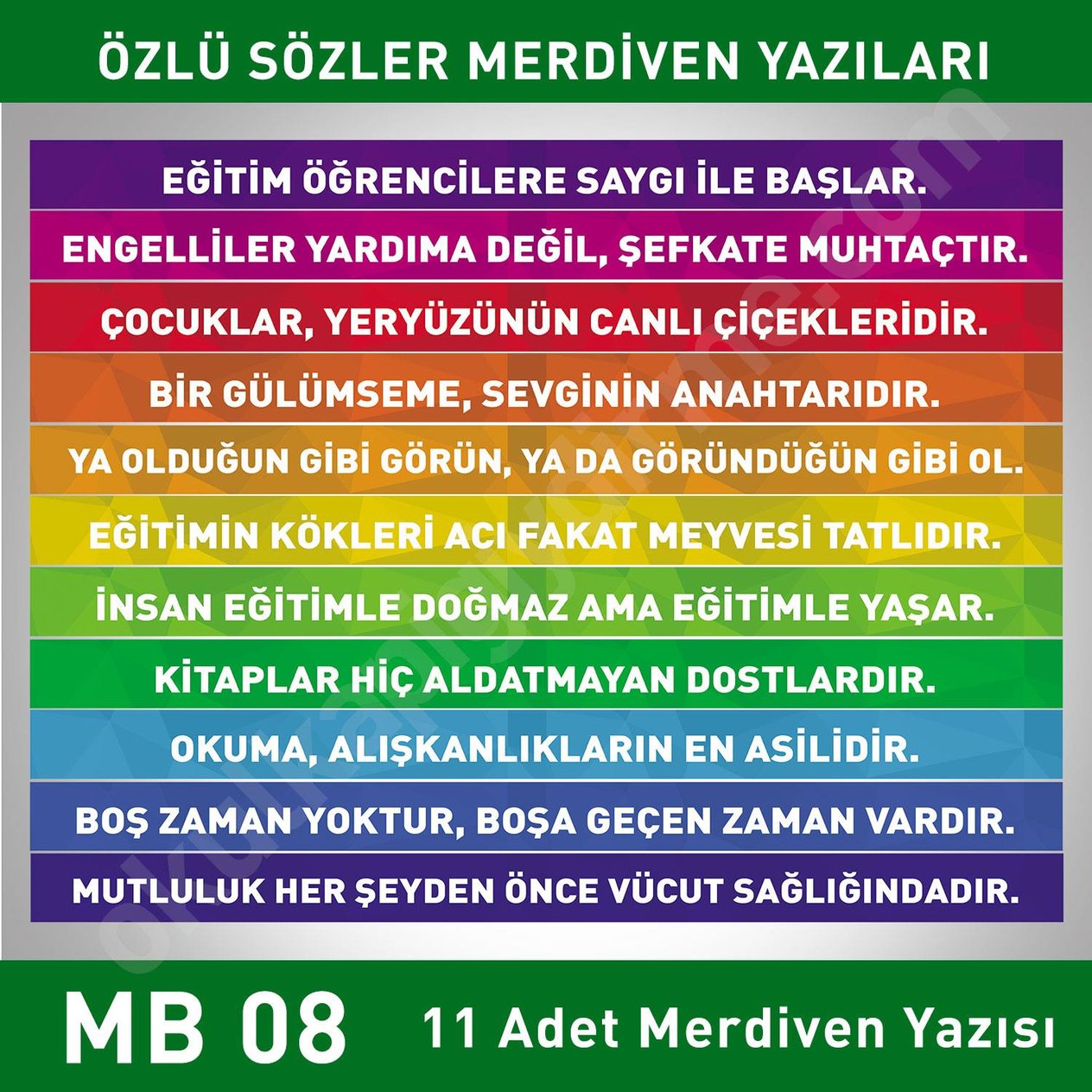 Özlü Sözler MB 008