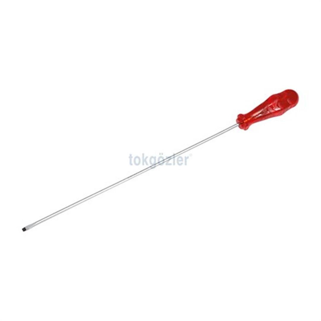 İzeltaş 4100 Kraft Serisi Süngüsü Uzun Düz Uçlu Tornavida 5x350 mm